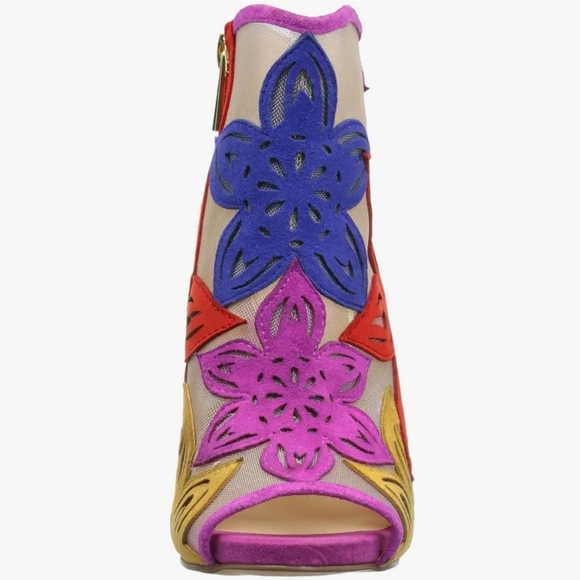 Jessica Simpson Floral Multicolor Stiletto Heels - Picture 6 of 7